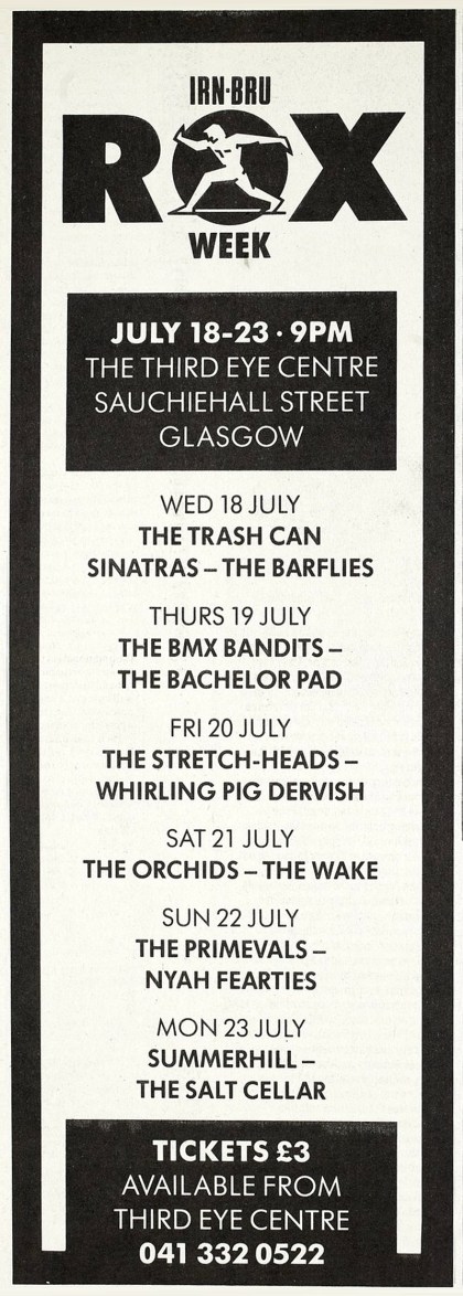 Irn Bru Rox Week 1990